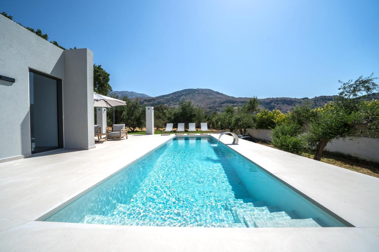 Villa Vivian Heated Private Swimming Pool & Jacuzzi Georgioupoli Exterior foto